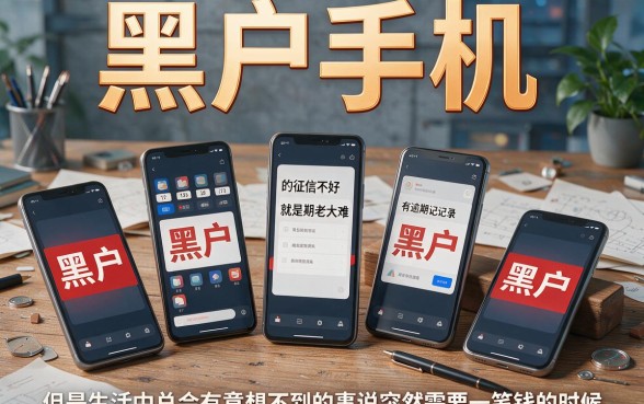 黑户手机上什么平台好贷款？实测这几个下款率高的正规渠道别错过！