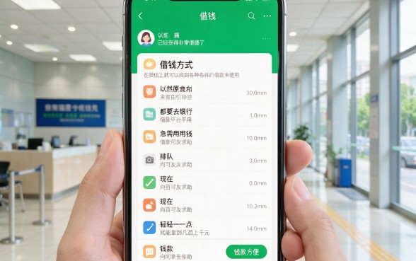 微信里面借款平台可以借！这5个微信贷款口子对征信要求不高，今年急用钱必看