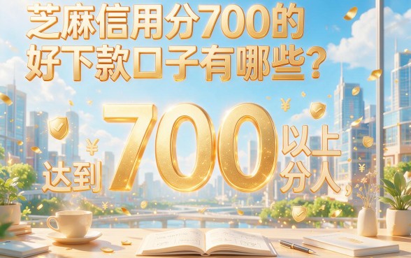 芝麻信用分700必看！2026年这5个好下款的口子，轻松借到50000元干货
