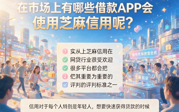 芝麻信用分能贷款吗?2026年这5个借钱APP优先推荐,凭分就能借4000元!