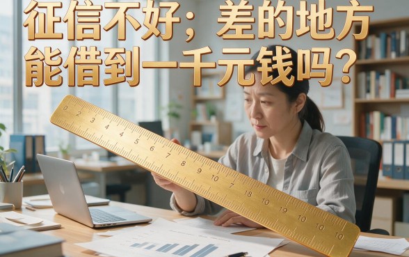 征信黑了、征信不好、征信烂了，哪儿可以借款1000？真实渠道一文讲透！