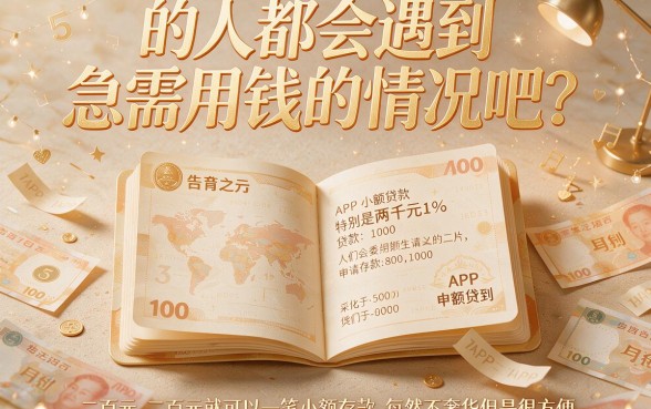 2026实测这5个2000的借款软件，门槛低自动放款，短期周转真靠谱