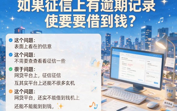 征信有逾期也能借？2026亲测揭秘：不上不查征信的网贷到底靠不靠谱！