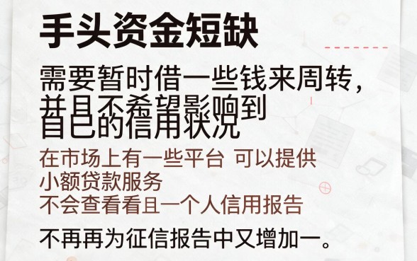 小额度贷款不看征信的平台2026年亲测有效，这篇详解别错过！