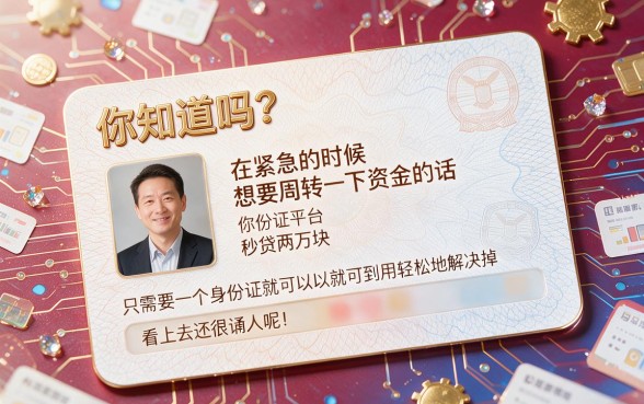 凭身份证秒贷款20000，实测这些借钱2000要求不高的口子秒过