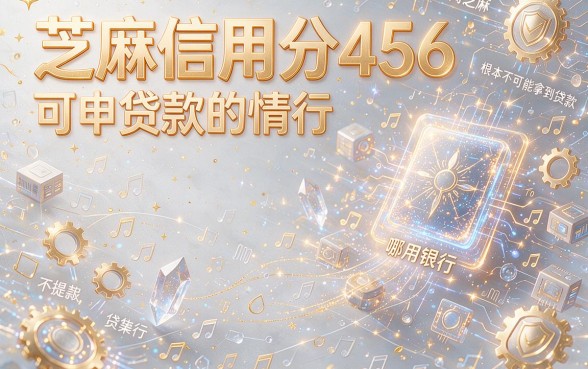芝麻信用分456怎么借款？这5个APP信用分456也能贷款5000