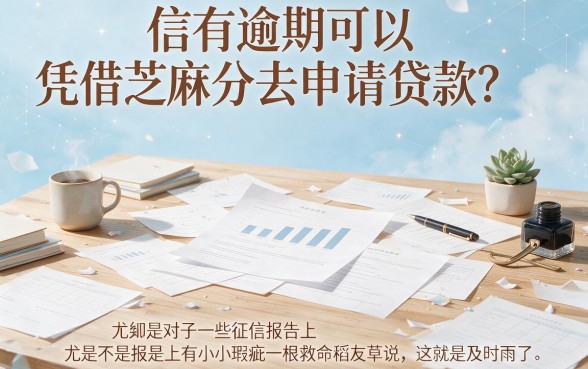 征信花了也能贷！凭芝麻分就能申请，马上了解