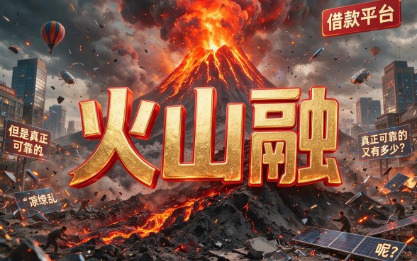 征信花了也能秒下款？2026像火山融的借款口子速贷指南，权威揭露这五个好批的贷款APP！