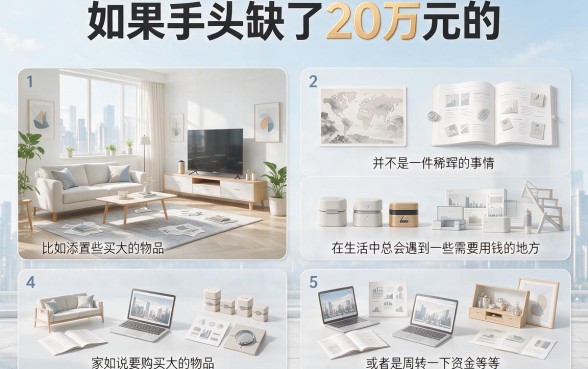 从哪里可以贷20万？顺便盘点5个能借5000的靠谱口子