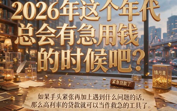 2026高利息的贷款口子大盘点！这5个秒放款5000的高息借钱渠道，应急必备！