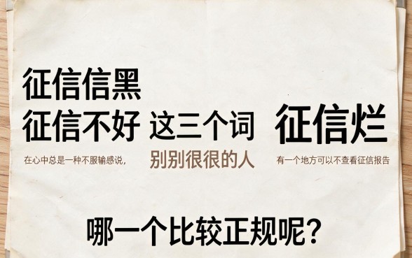 征信黑、征信不好、征信烂必看！哪个正规平台不看征信报告？靠谱避坑深度分析