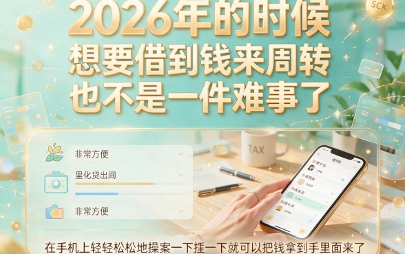2026新口子借钱必看!这5个门槛低、好下款的5000元贷款平台真靠谱
