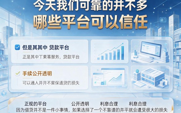 2026值得信任的贷款平台有哪些?这5个靠谱平台审核重点全公开