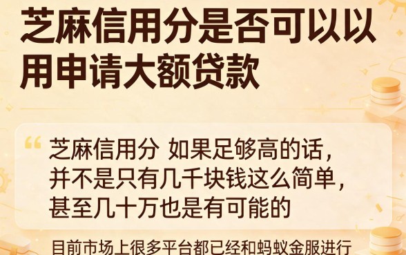 芝麻分越高额度越猛?支付宝5个大额贷款渠道,缺钱时真能救急!
