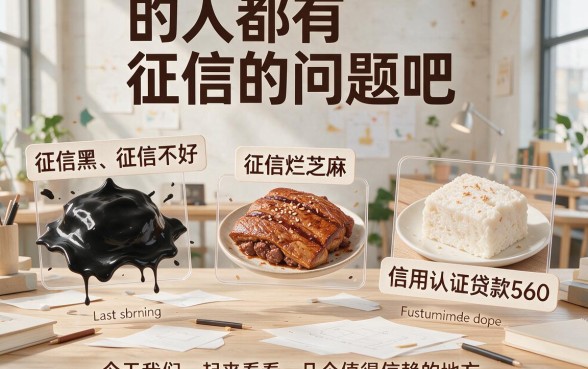 征信黑、征信烂也能贷560！2026征信不好必看，这5个芝麻信用认证贷款5000的口子速收藏