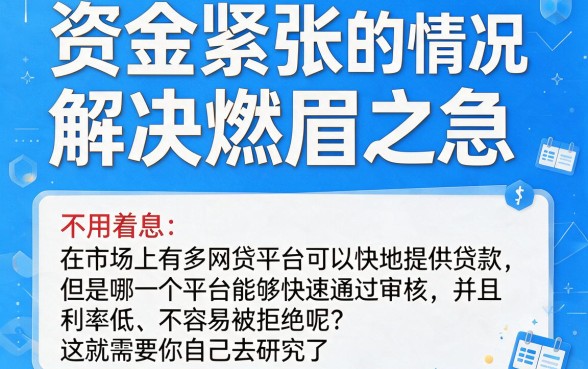 2026年哪里网贷能迅速通过审核？这几个平台秒批到账！