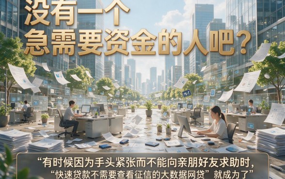 5个不看征信大数据的快速借款网贷口子，1000元秒批超省心