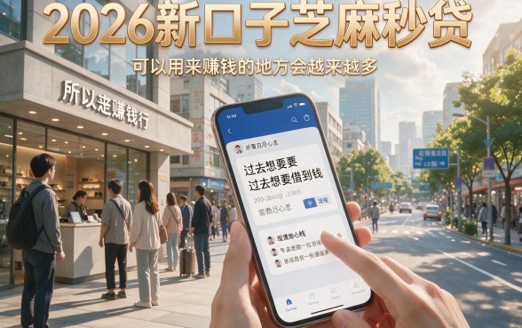 2026新口子芝麻秒贷重磅上线！手慢无，速看这5个2026新口子，借款50000元秒下款APP