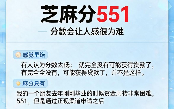 芝麻分551能做的网贷有哪些？这5个审核快、黑户也能借的口子实测可挑！
