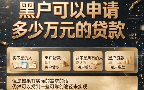 2026黑户什么贷款能贷一万五万？这5个借款软件秒批下款值得收藏