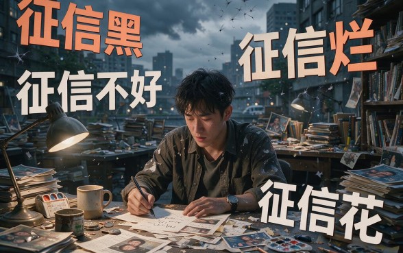 征信黑了、花了、烂了还能怎么借到钱？避开猫腻的真实方法都在这儿了！