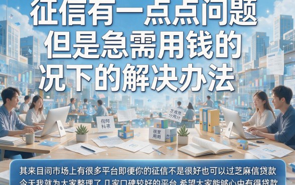 征信有逾期？用芝麻信用分贷款最稳！2026这5个2000元借钱口子真的稳到难以置信