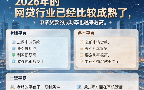 2026年网贷通过率高到离谱！这5个稳下借款平台太方便了，你投了吗？