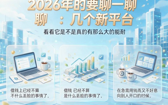 2026新平台大放水！这5个口碑爆款借款软件，1000元门槛低到离谱