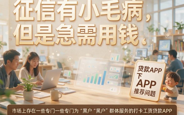 适合黑户2026百分百下款打卡工资贷款APP精选推荐
