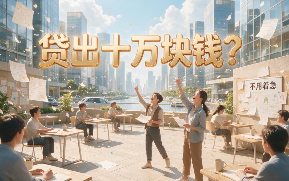 什么正规平台可以贷款10万？这5个要求不高的借款平台，20000轻松到手