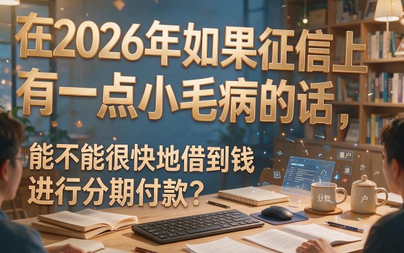 2026黑户秒下分期借款必过指南!这5个APP让你秒批6000元