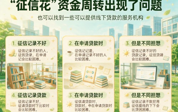 征信花了别慌!这5个线下贷款口子不查征信,微信申请秒到账