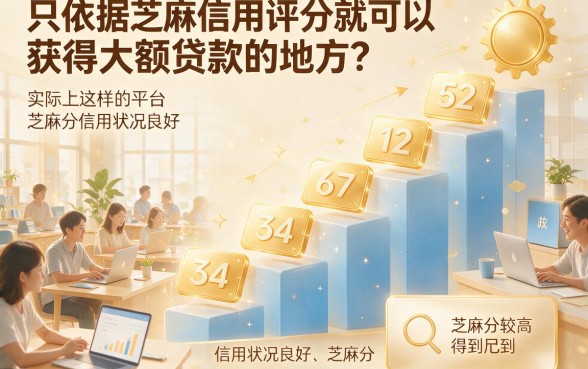芝麻分600以上必撸！2026这5个大额口子只看芝麻信用分，秒下款超便捷