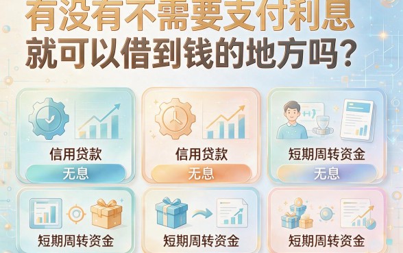 不用还利息的借钱软件被97%人忽略！2026年精选5个5000元借款不查利息平台