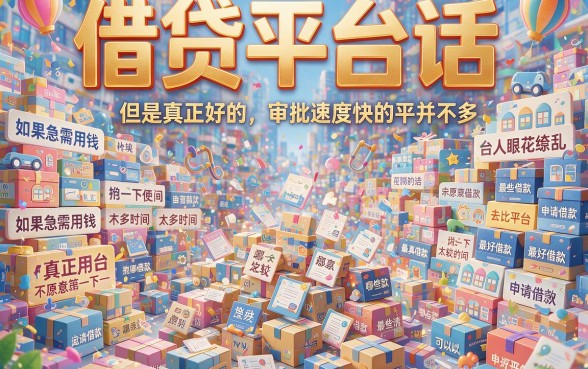 2026年最新实测：借贷哪个平台最好借？这5个门槛低的口子借1000超轻松！