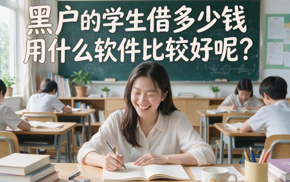 黑户学生借钱用什么软件最好？今天必看！手把手剖析最优解