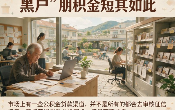 2026最新！这5个黑户不看征信的公积金口子，无视负债6000元稳下款，秒解燃眉之急