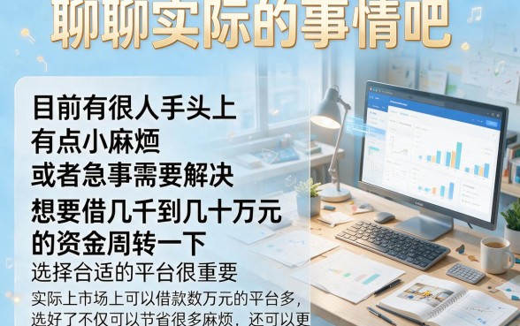 这几家可以贷款几万的平台太贴心，借款1000的app服务也超到位