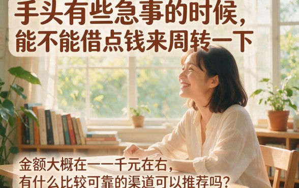 2026亲测盘点：5个1000元借款平台推荐，