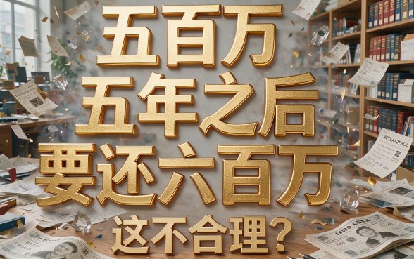 借50万5年还60万划算吗？2026年长期追踪，深挖真实利息这笔账终于算清了