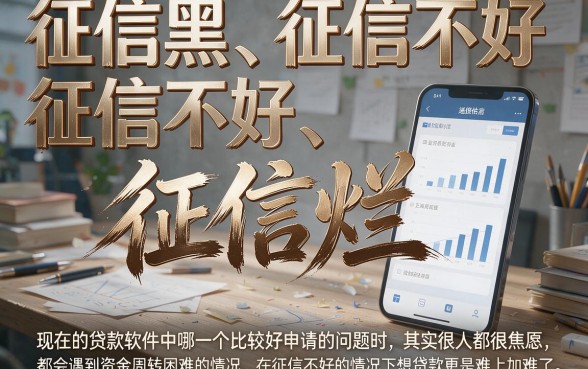 征信黑了烂了也能借！2026最新盘点：征信不好急用2500，这5个贷款软件哪个好下款？