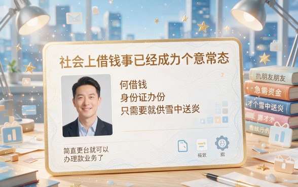 一张身份证就能贷款的平台是哪个？这5家凭身份证快速审核放款，2026万人已下款！