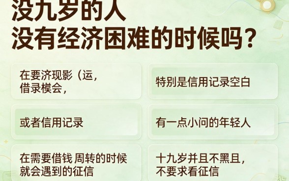 19岁适合黑户2026不看征信秒下款的5个借款平台，流程超简单
