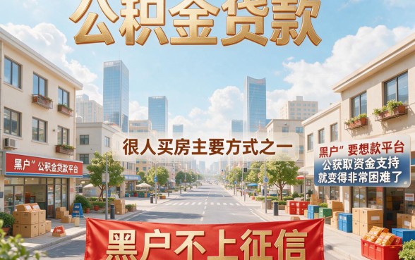 适合黑户2026年不上征信的公积金贷款平台有哪些？正规渠道大整合！
