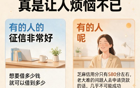 征信黑、征信烂、芝麻分580也能贷！2026首发盘点：5个征信不好也能借20000的口子