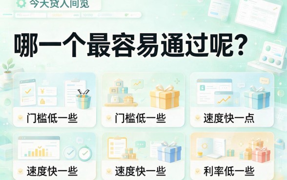 2026年实测！最容易下款的口子贷款平台是哪个软件？这5个借500的口子超乎预期