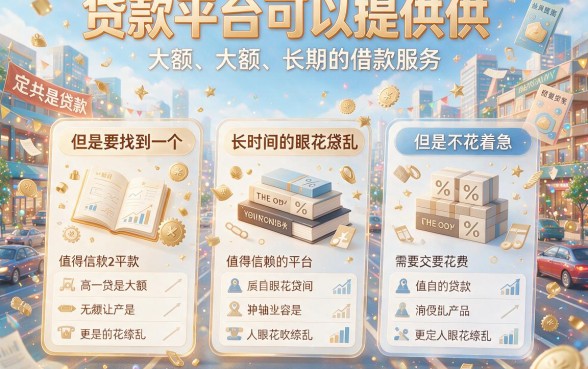 额度高周期长的贷款平台有哪些？这5个口子借款周期长额度也高
