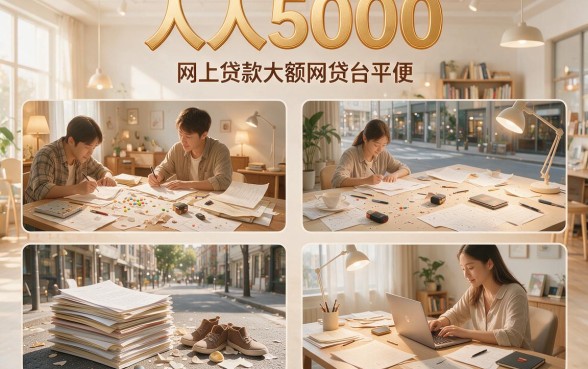 人人5000的大额网贷良心口子来了！2026秒批方案+5个必过大额借款口子，人人40000轻松下款