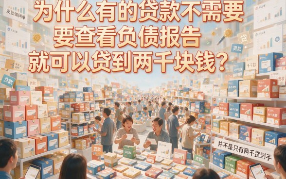 负债高查询多也能下款2000！这5款不看负债查询的贷款口子，亲测包下超轻松