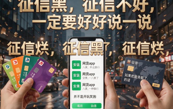 征信黑、征信烂、征信不好，2026年信用卡和网贷到底哪个好下？这5个无视大数据风控的口子已反复验证！